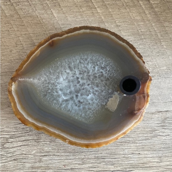 Agate Pen Holder Naturalism Office Decor Desk Pen Graduation Gift Hand Crafted - Picture 7 of 9